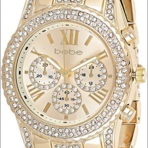 Bebe gold watch